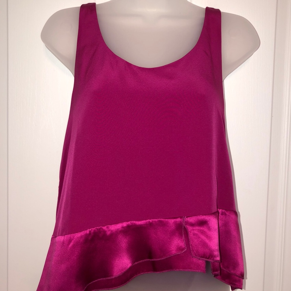 NWT 3.1 Phillip Lim 💞 Asymmetric Silk Layer Tank